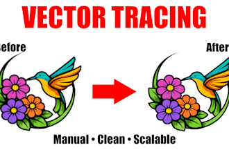 manually vectorize your logo or image