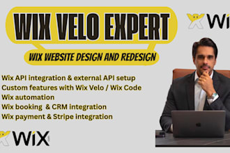 do wix velo api integration, custom wix code, database and automation