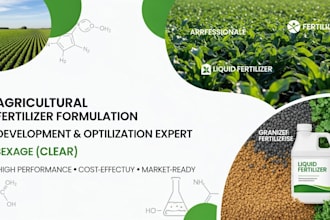 agriculture fertilizer formulation development and optimization