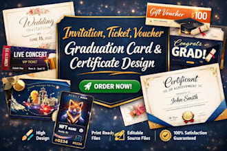 design vouchers gift card coupons postcards and loyalty card