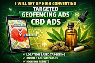 set up high converting targeted geofencing ads cbd ads