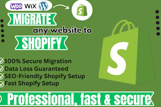 migrate woocommerce to shopify wordpress to shopify wix to shopify migration