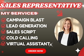 sales representative medicare b2b lead generation sales closer sdr sales rep