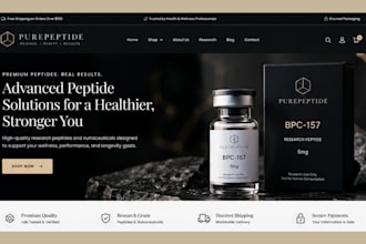 supplement website research peptide website peptide store woocommerce peptide