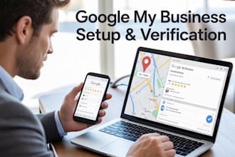 create google my business listing with pin location and get it verified