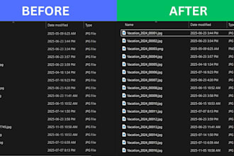 batch rename large number of files automatically