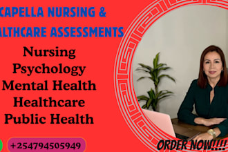 assist with nursing, public health, and capella flexpath assessments