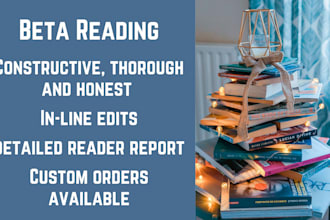 beta read your story and provide thorough feedback