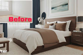 do realistic home virtual staging and renovation