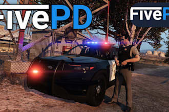 develop fivepd cops server based on qbcore nopixel inspired and fivepd server