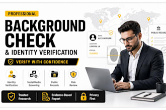 conduct background checks and identity verification