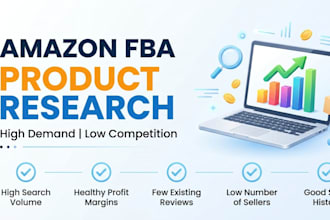 do amazon product research and hunting for profitable products fba