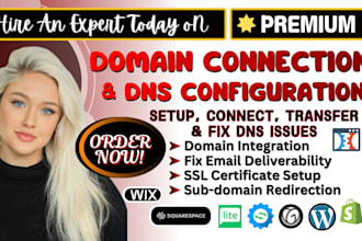 connect domain transfer godaddy domain squarespace wix cloudflare fix dns issues