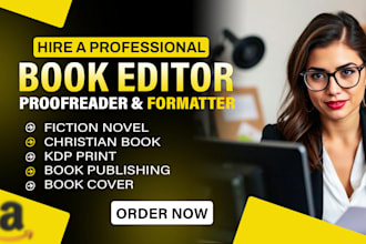 do manuscript editing, kindle editing for amazon paperback publishing