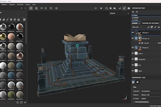 texture any 3d models in substance painter for unreal and unity