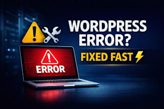fix wordpress critical error, white screen or site down in 1 hour