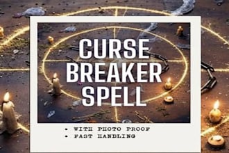 curse breaker spell, dissolve curses, cut energetic ties, negative energy