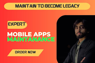 develop, maintain, update or fix bugs in your flutter mobile app