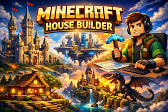 create stunning minecraft houses, castles, spawns, and lobby builds