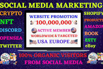 promote and advertise your website, crypto, discord, business or anything