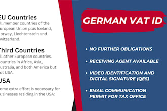 create your vat id registration for germany