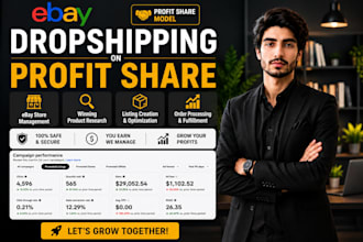 do ebay dropshipping on profit share
