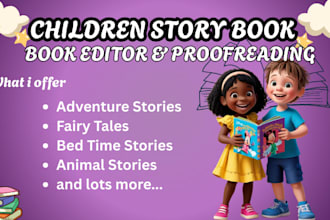 edit format children book amazon KDP profread kids book copy editor friction