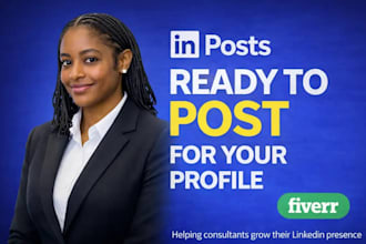 write ready to post linkedin post