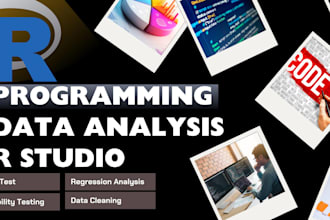 perform statistical data analysis using r programming in r studio