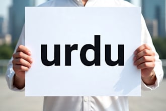 do urdu typing from image or PDF