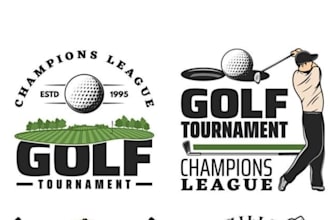 design a fresh and youthful golf logo for your brand or team