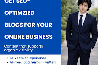 write stellar SEO blog posts and articles for you