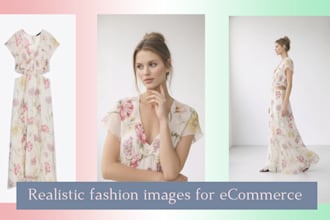 create ai fashion model and ai clothing model for your brand, ai images,ai model