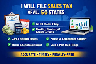 file sales tax of all 50 states