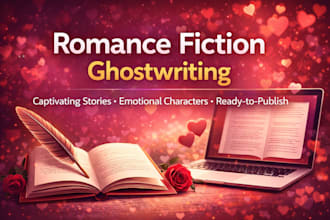 ghostwrite fiction contemporary, paranormal, steamy or historical romance ebook