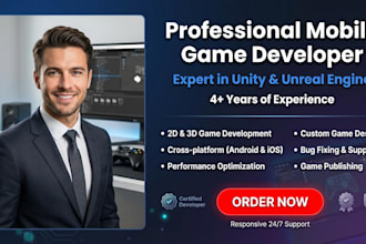 do 3d unity 2d game development mobile games app unreal engine video game design