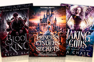 design fantasy and minimal book and ebook cover