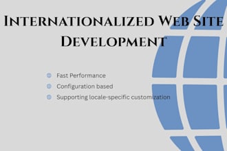 develop an internationalized web site