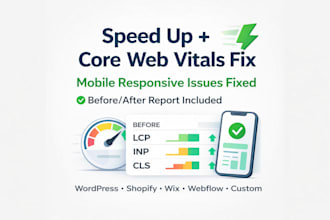 speed up website, fix core web vitals