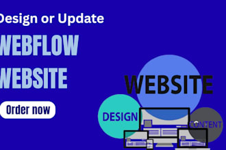 design a responsive webflow website webflow developer webflow expert