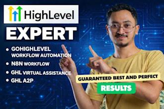 gohighlevel workflow automation n8n workflow ghl virtual assistance ghl a2p