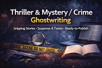 write crime thrillers, psychological, mysteries and legal thriller novel