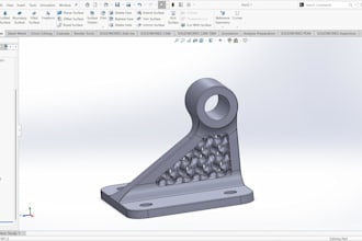 do simple and intermediate level 3d modeling in solidworks
