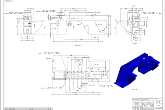 create mechanical drawings by creo, inventor, se, solidwork