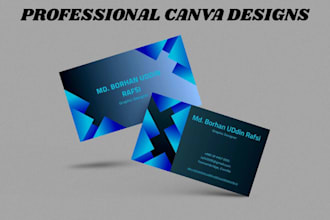 create professional canva designs for business branding and marketing