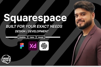 build a modern, responsive squarespace website
