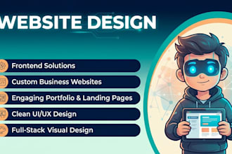 do custom website development, business websites, portfolio