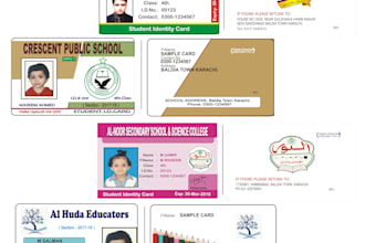 design professional pvc id cards and employee badges