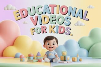 create fun and interactive educational videos for kids