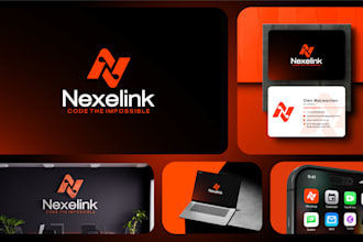 design modern minimalist business logo with brand identity